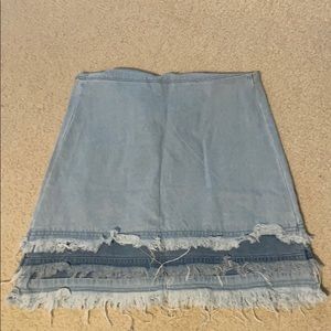 Brand new never been worn Jean skirt!